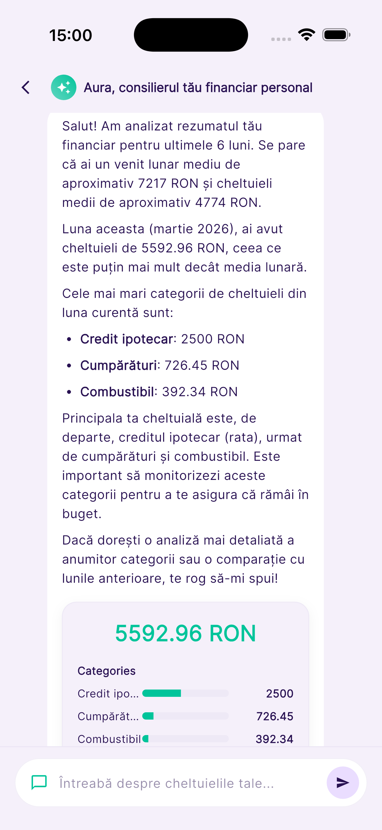 AI chat conversation